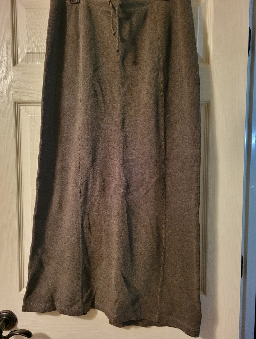 Tommy Bahama Charcoal Maxi A-Line Knit Skirt